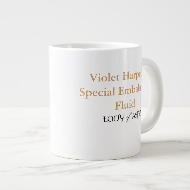 Dame der Aschen-riesigen Tasse - (Vorderseite Rechts)