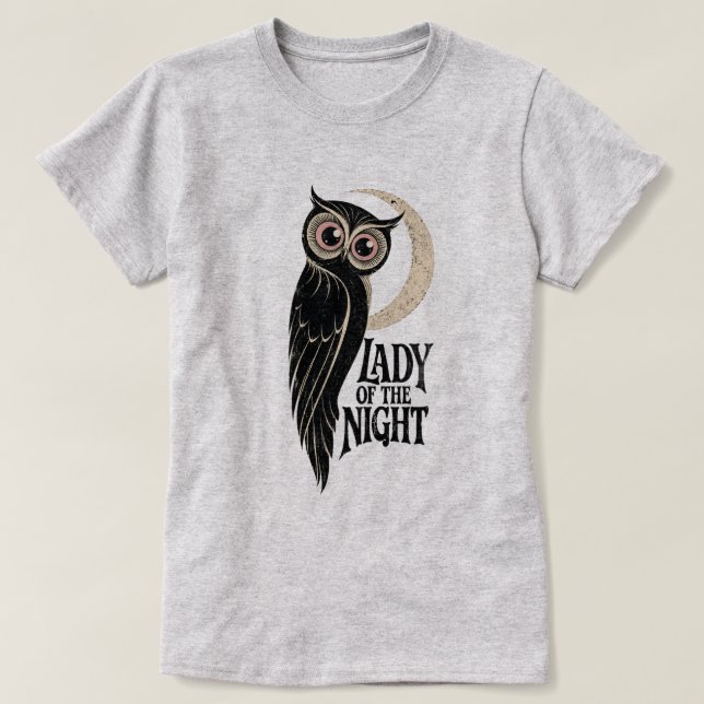 DAME DER NACHT T-Shirt (Design vorne)