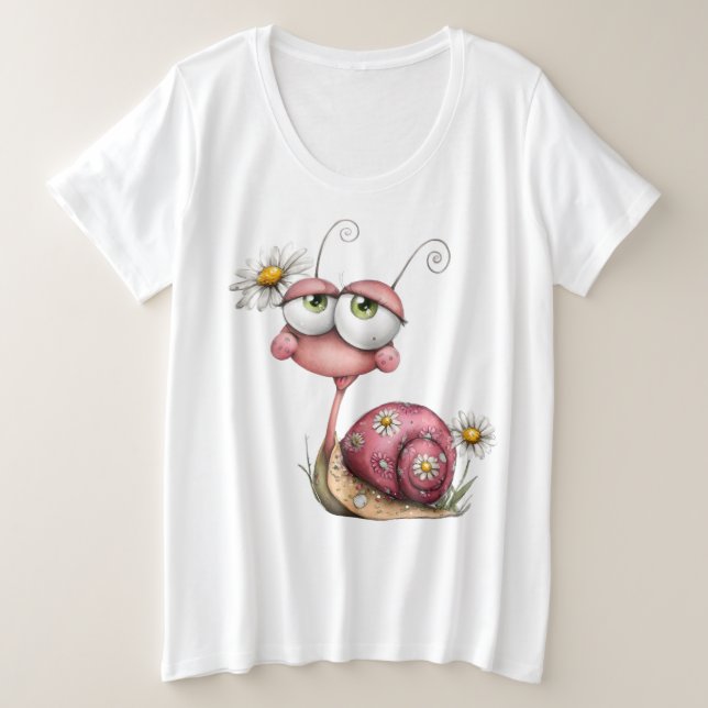 Dame der Natur#3 Große Größe T-Shirt (Design vorne)