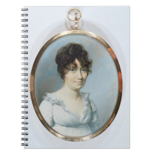 Dame der stumpfen Familie (w/c und Gouache auf Notizblock