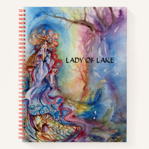 DAME DES SEES Artus-Legende Aquarell Notizbuch