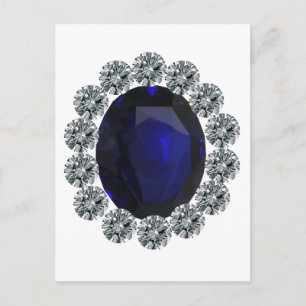 Dame Diana Engagement Ring Ankündigungspostkarte