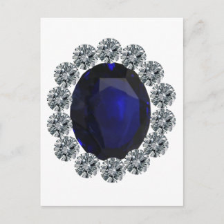 Dame Diana Engagement Ring Ankündigungspostkarte