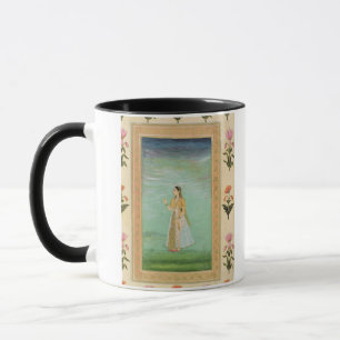 Dame, die eine Blume, vom kleinen Clive Album häl Tasse