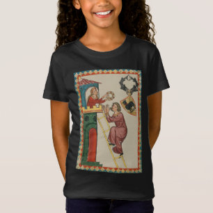 Dame, die einem Freier ein Geschenk überreicht, 14 T-Shirt