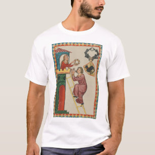Dame, die einem Freier ein Geschenk überreicht, 14 T-Shirt