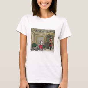 Dame, die für das Bad, erschienenes c.1688-90 sich T-Shirt