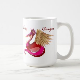 Dame Dragon Design Kaffeetasse
