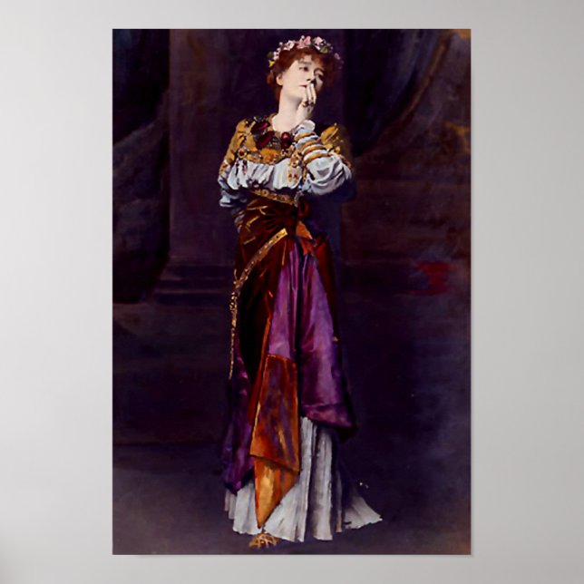 Dame Ellen Terry as Imogen - Alma-Tadema Poster (Vorne)
