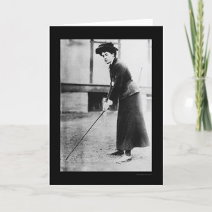Dame Golf Champion, Dorothy Cambell 1909 Karte