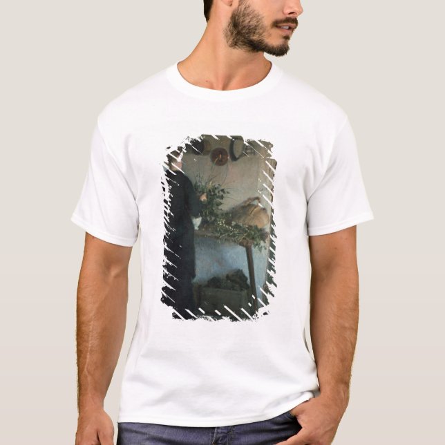 Dame in der Küche T-Shirt (Vorderseite)