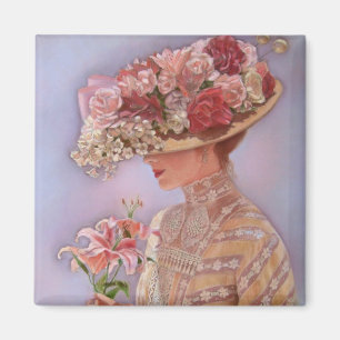 Dame Jessica Square Magnet