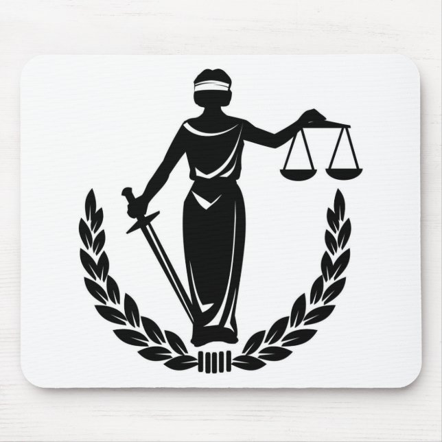 DAME JUSTICE CO. MOUSEPAD (Vorne)