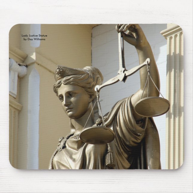 Dame Justice Statue, Virginia City, Nevada Mousepad (Vorne)