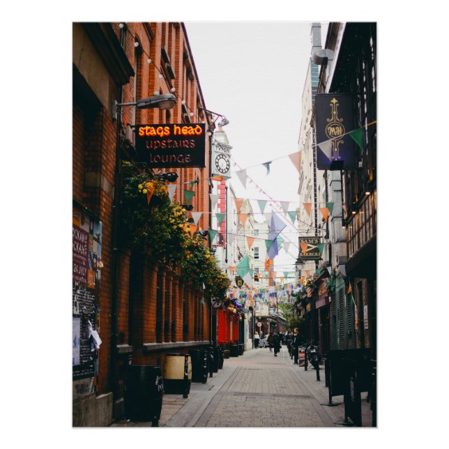 Dame Lane Dublin - Photography Poster (Vorderseite)