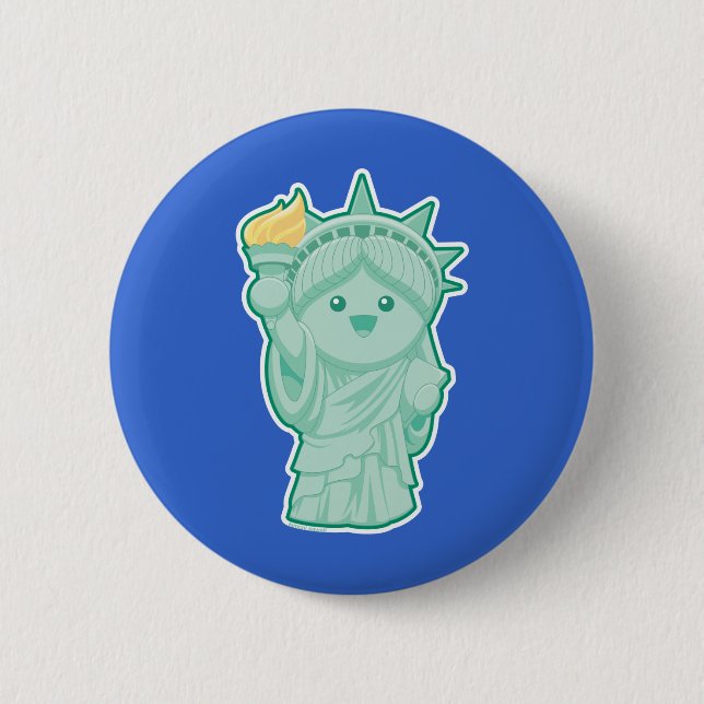 Dame Liberty Button (Vorderseite)