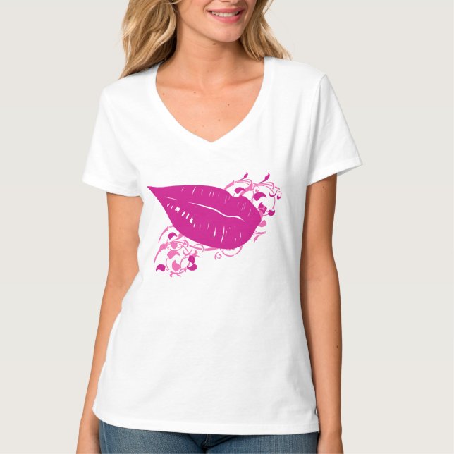 DAME LIPS T-Shirt (Vorderseite)