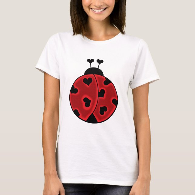 Dame Love Bug T-Shirt (Vorderseite)