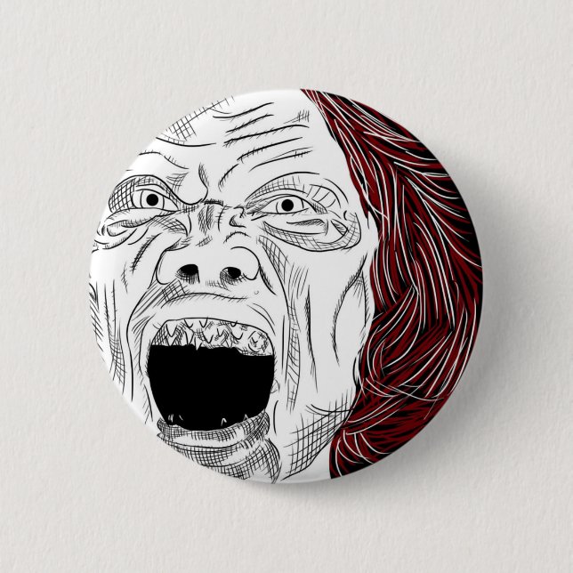 Dame Luck Button (Vorderseite)