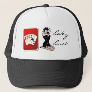 Dame Luck Poker Hat Truckerkappe