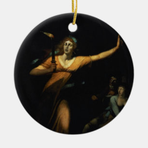 Dame Macbeth Sleepwalking, 1783 (Öl auf Leinwand) Keramikornament