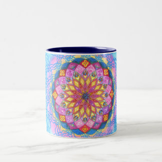 Dame Master Mandala Mug Zweifarbige Tasse