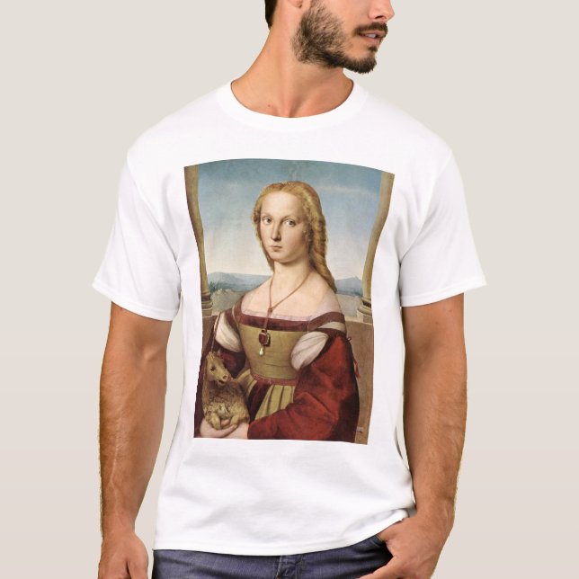 Dame mit einem Einhorn T-Shirt (Vorderseite)