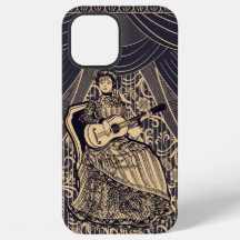 Dame mit Gitarre