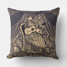 Dame mit Gitarre