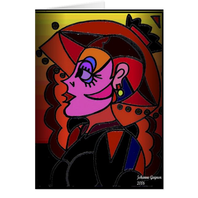 Dame mit Hut (Vorne)