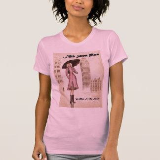 Dame mit Regenschirm T-Shirt
