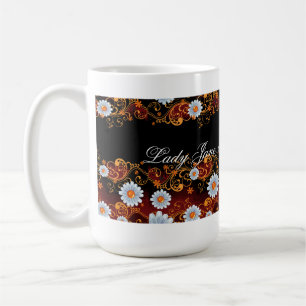 Dame Name Mistress der Landsitz-Schale Tasse