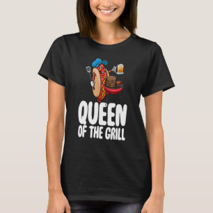 Dame of the Grills Women Feinschmecker Wurst Liebe T-Shirt