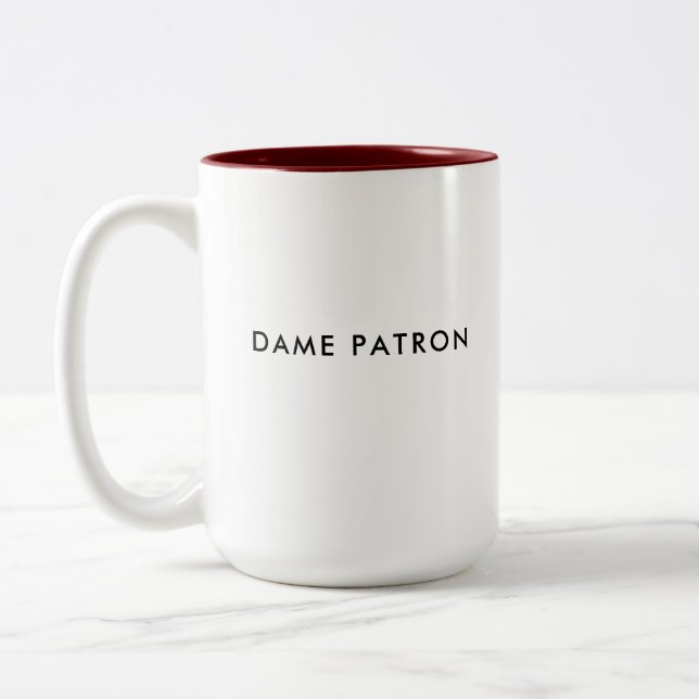 Dame Patron | Boss Lady | Tasse für den französisc (Links)