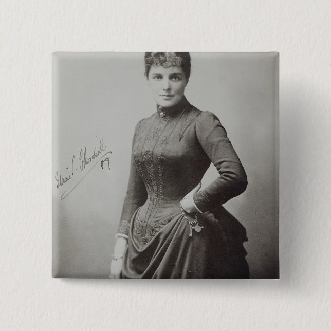 Dame Randolph Churchill Button (Vorderseite)