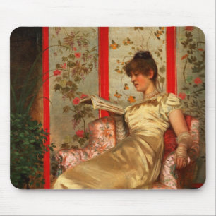 Dame Reading Mousepad