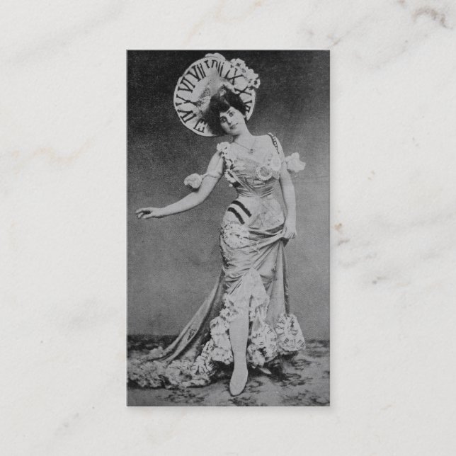 Dame Time Visitenkarte (Vorderseite)