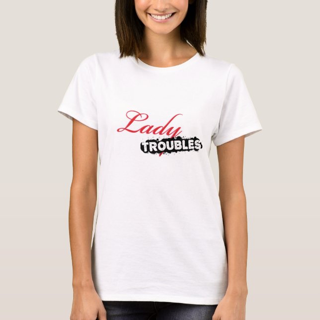 Dame Troubles Classic Logo T-shirt (Vorderseite)