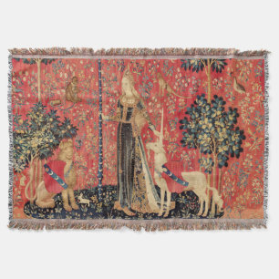 DAME UND EICHHORN Löwe,Fantasy Blumen,Tiere Decke