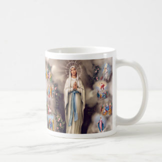Dame von Lourdes Tasse