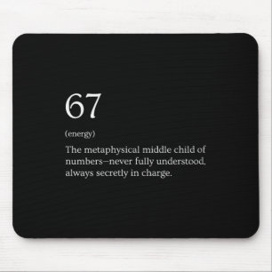 Damen 67 Definition Meme V-Ausschnitt Mousepad