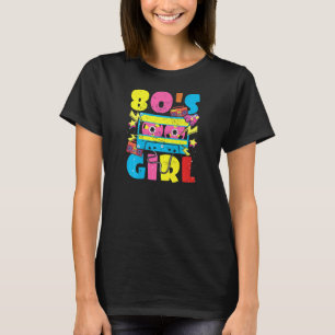 Damen 80er Mädchen 80er Party Thema Outfit Vintage T-Shirt