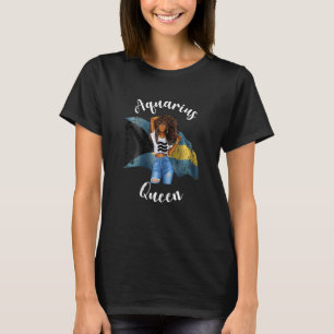 Damen Afro Bahama Wassermann Königin Schwarz Damen T-Shirt