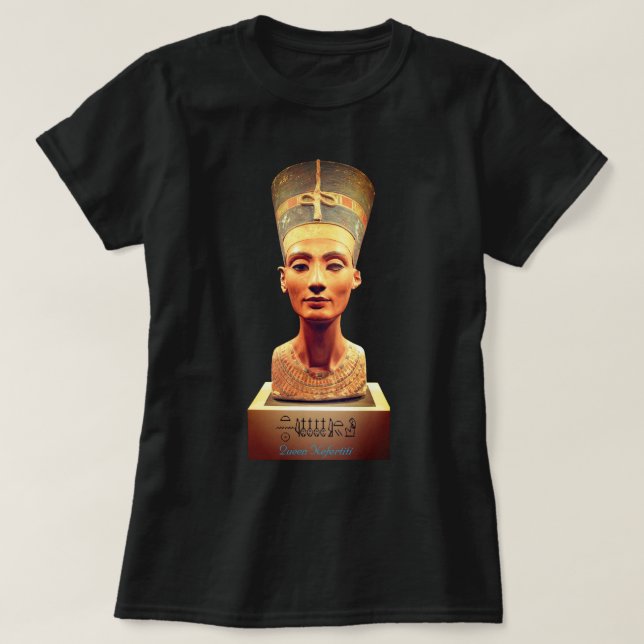 Damen Ägypten Königin Nefertiti T - Shirt (Design vorne)
