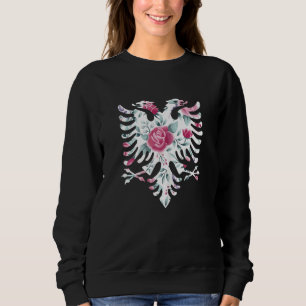 Damen Albanische Adlerflagge Für Kosovo-Albaner Cu Sweatshirt