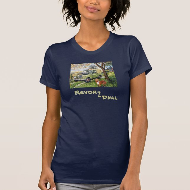 Damen-alte Art-Geländewagen-T - Shirt (Vorderseite)