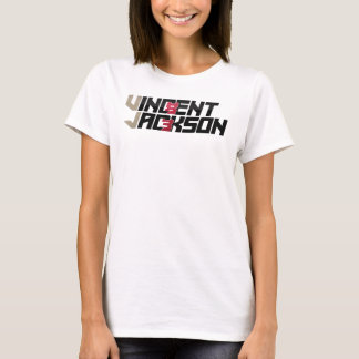 Damen-angepasstes Spaghetti-Shirt Vincents Jackson T-Shirt