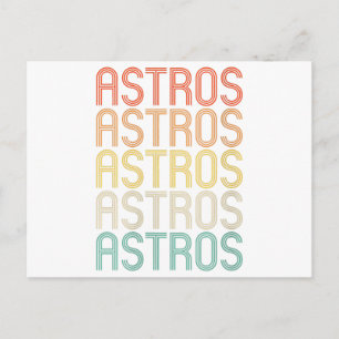 Damen Astros  Postkarte