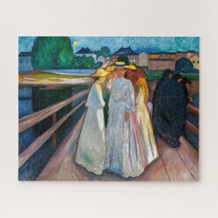 Damen auf der Brücke Edvard Munch Puzzle