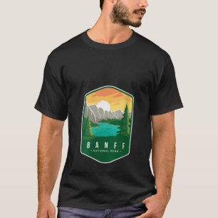 Damen Banff Nationalpark V-Ausschnitt  T-Shirt